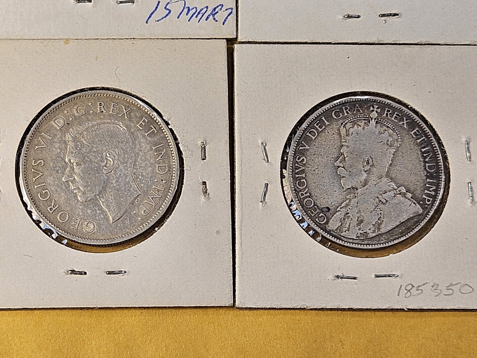 Four Canadian Silver Half Dollars - 8