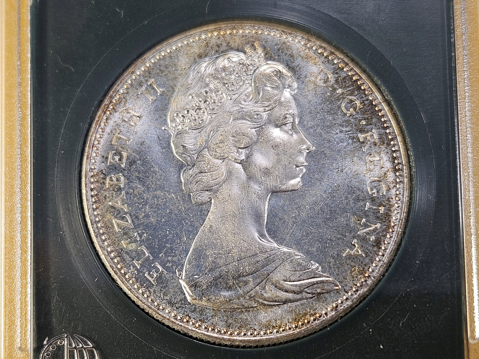Better Grade 1967 Canadian Silver Dollar - 4