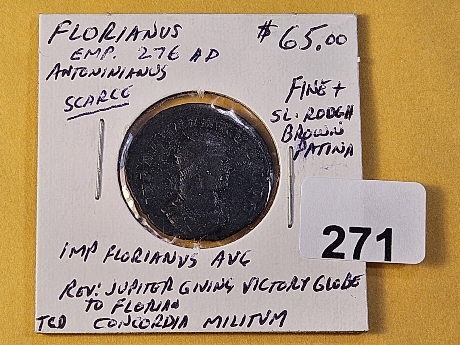 ANCIENT! 276 AD Roman Coin - 2