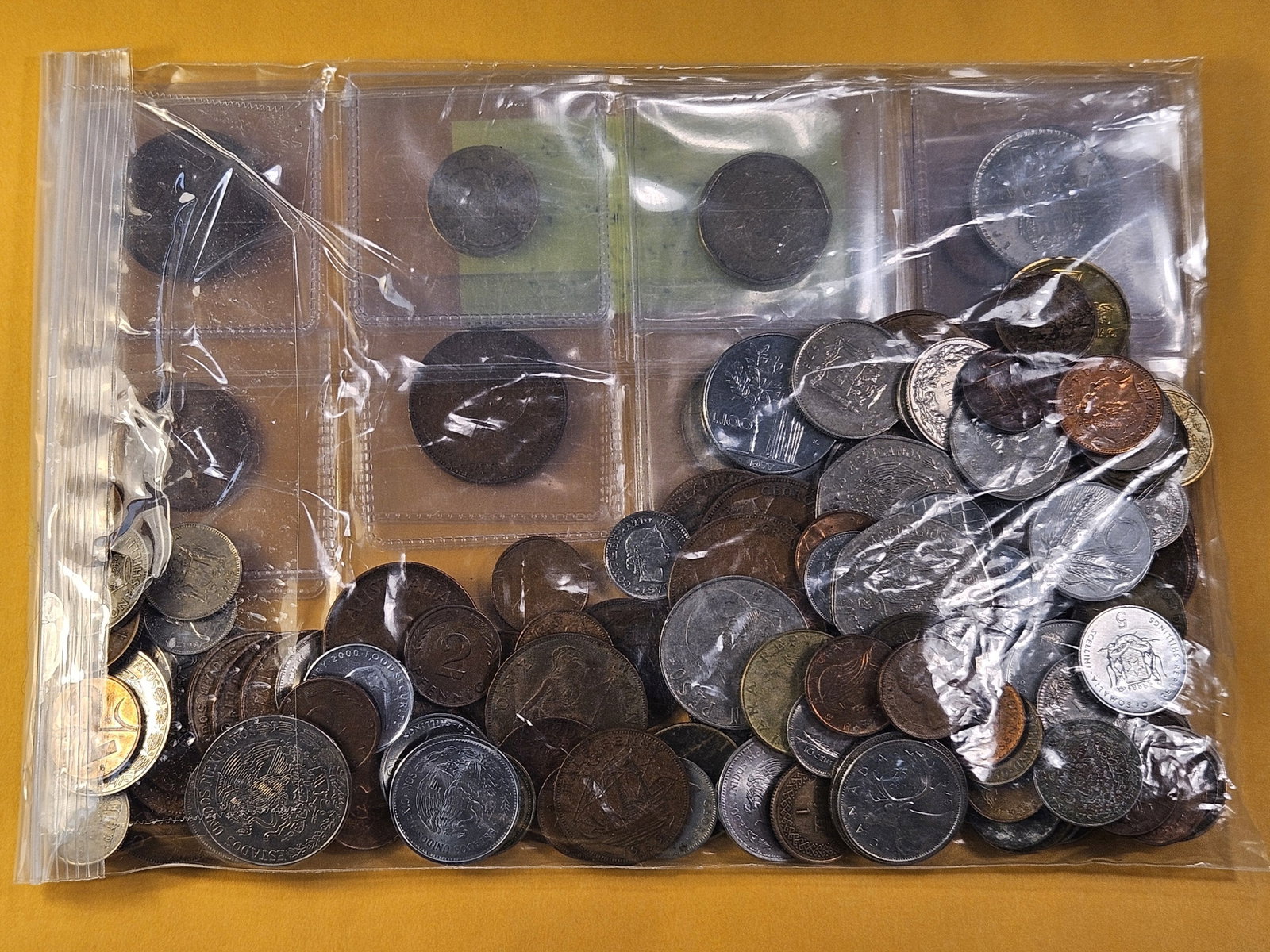 Over One and a Half Pounds of Mixed World Coins - 6