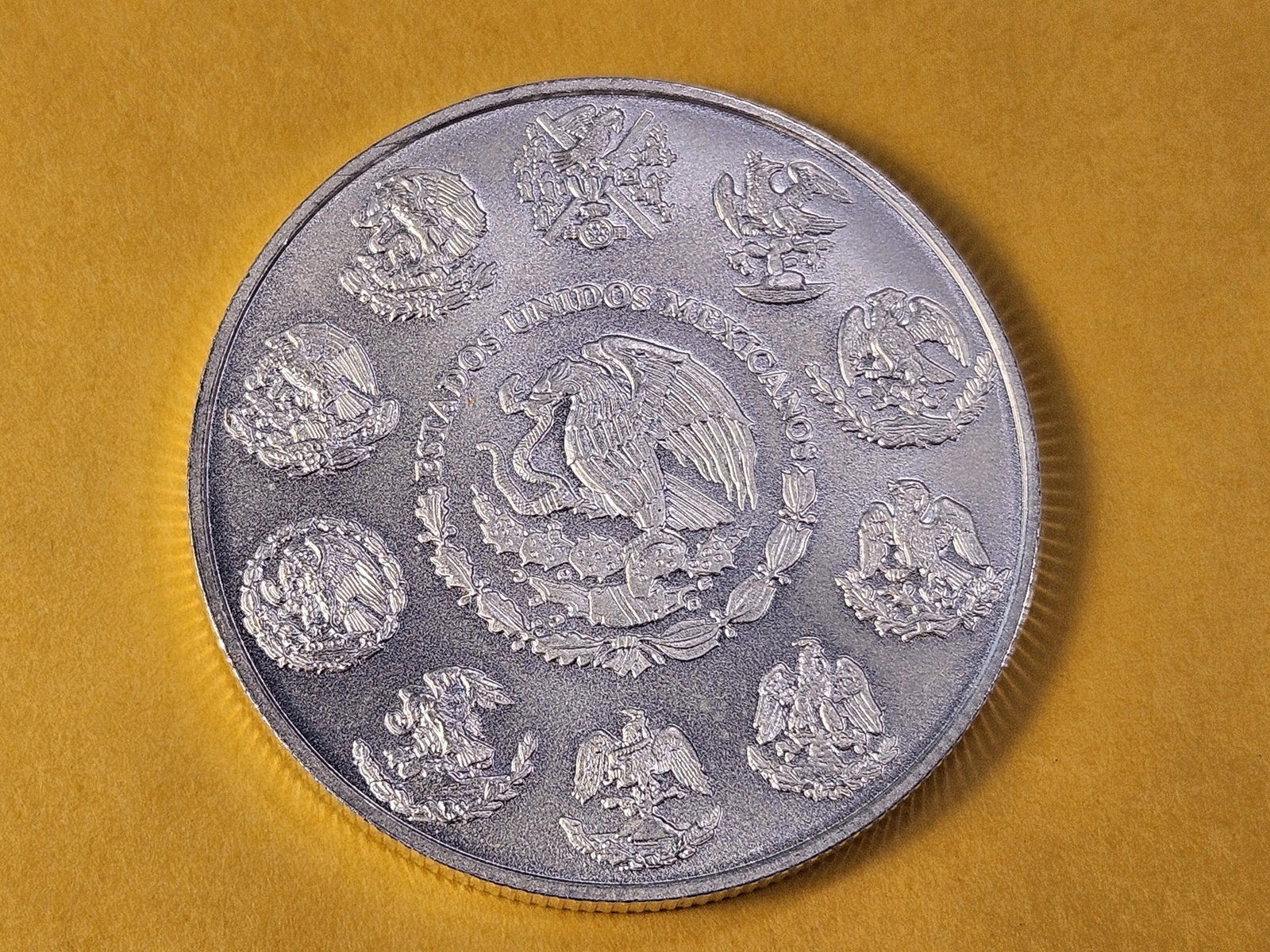 GEM Brilliant Uncirculated 2024 Mexico Silver Onza - 4