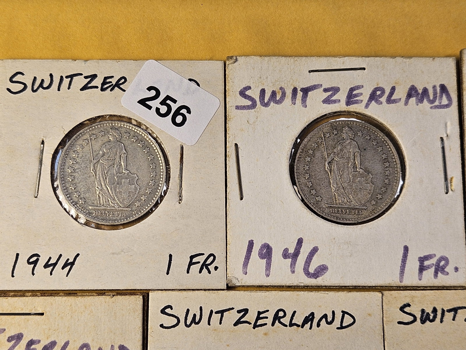 Seven Silver Coins From Switzerland - 2