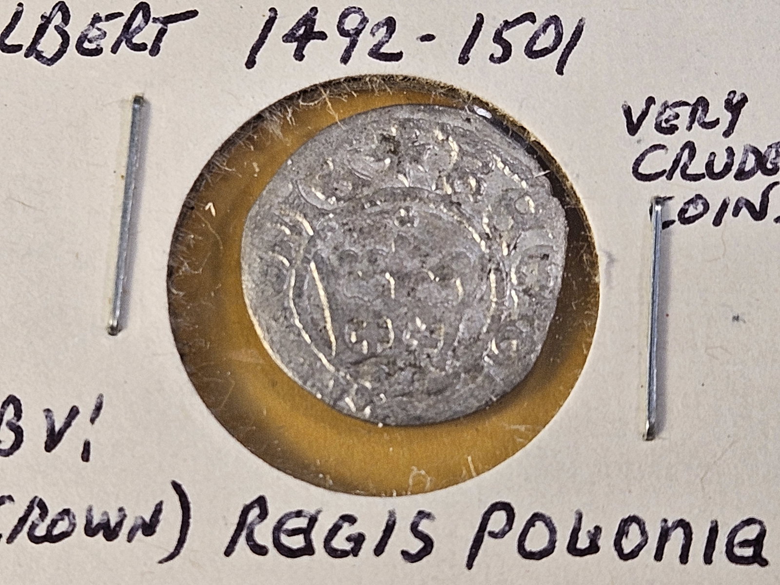 MEDIEVAL! Two 14th Century Poland Silver Half Groschens - 3