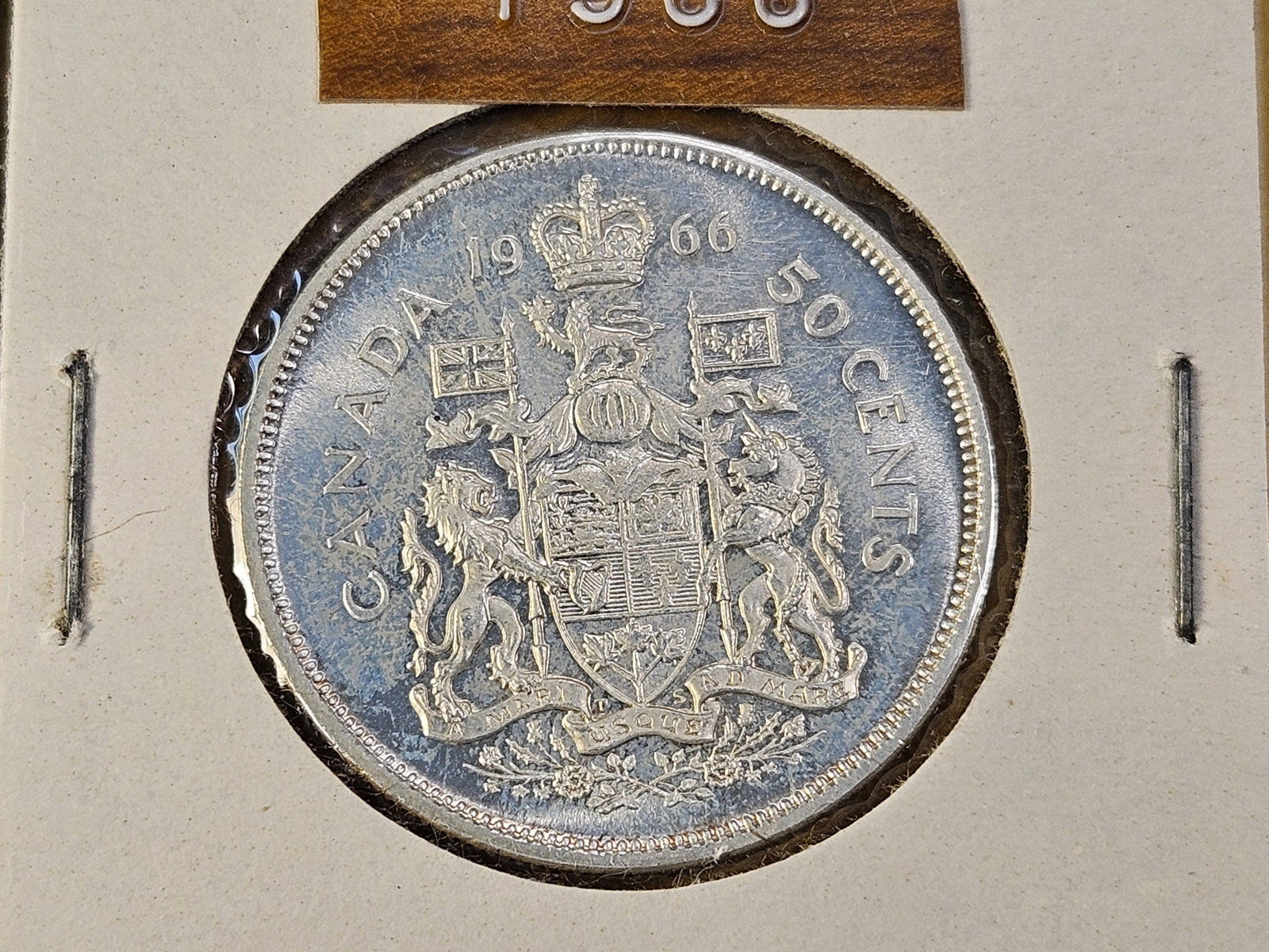 Five Canadian Silver Half Dollars - 6