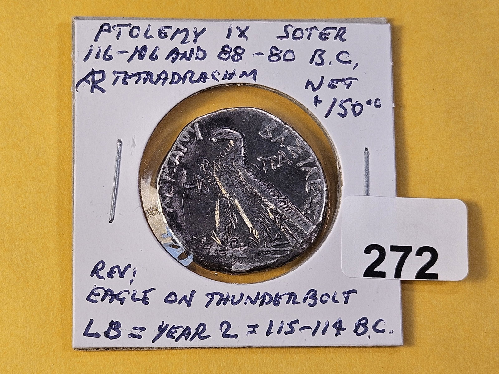 ANCIENT! 88-80 BC Roman Silver Tetradrachm - 2
