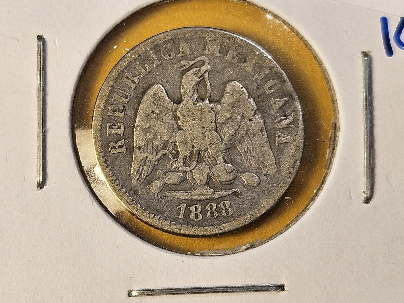 Five Mexican Silver Coins - 2