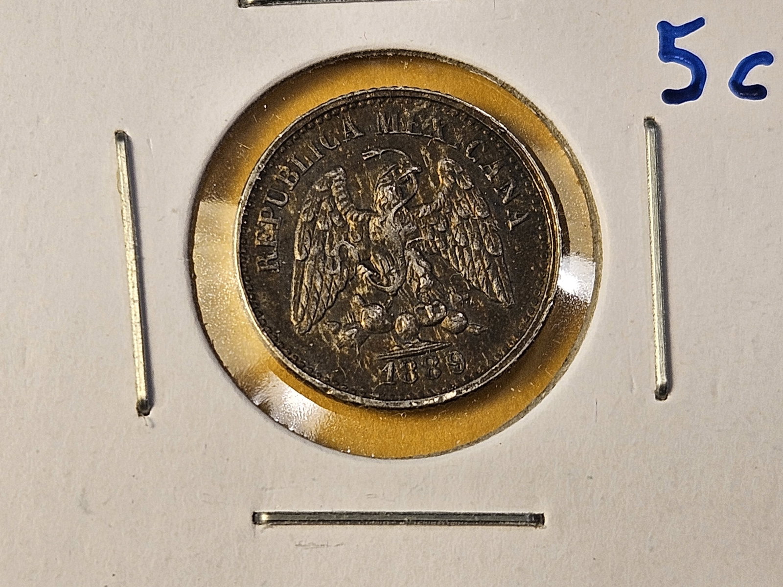Five Mexican Silver Coins - 4