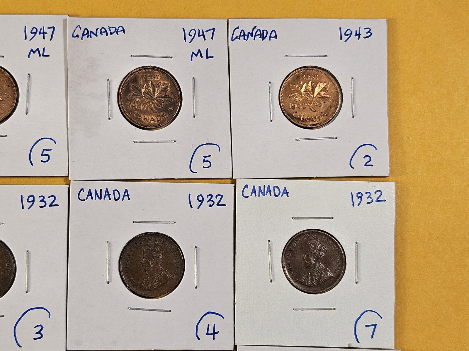 Twenty Canadian Pennies - 3