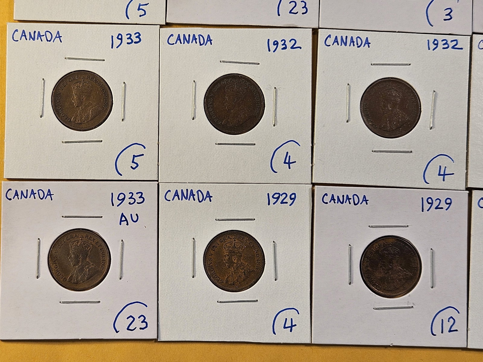 Twenty Canadian Pennies - 4