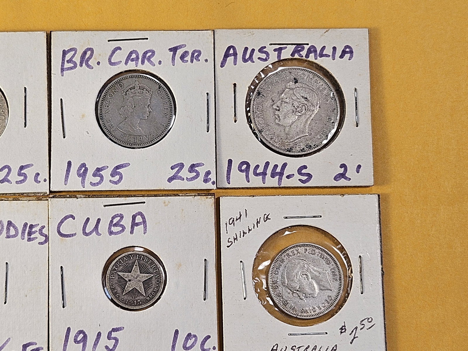 Twelve Mixed Foreign Coins, some are Silver - 3