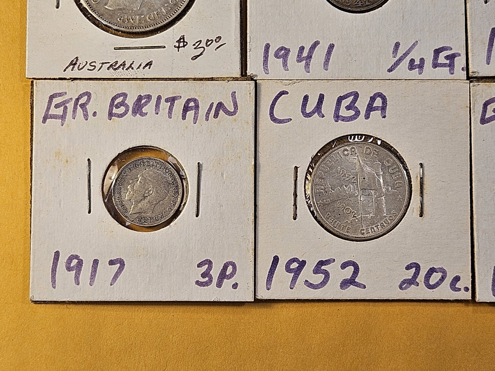 Twelve Mixed Foreign Coins, some are Silver - 4