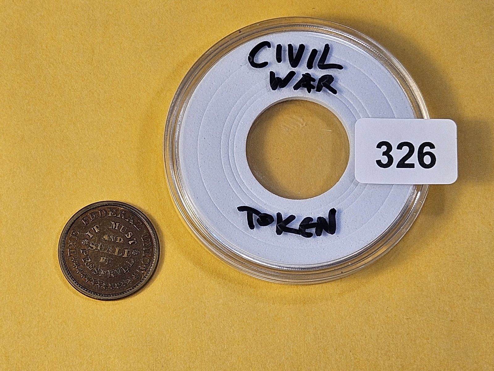 Better Grade No Date Civil War Token - 2