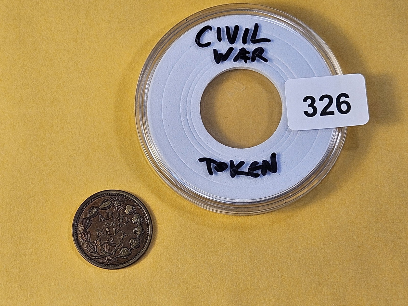 Better Grade No Date Civil War Token - 3
