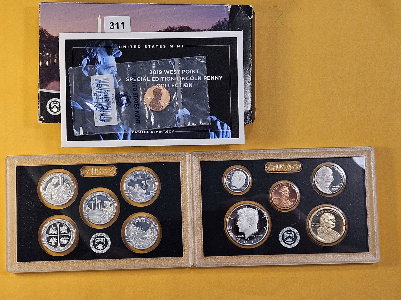 US Mint 2019 Silver Proof Set - 2