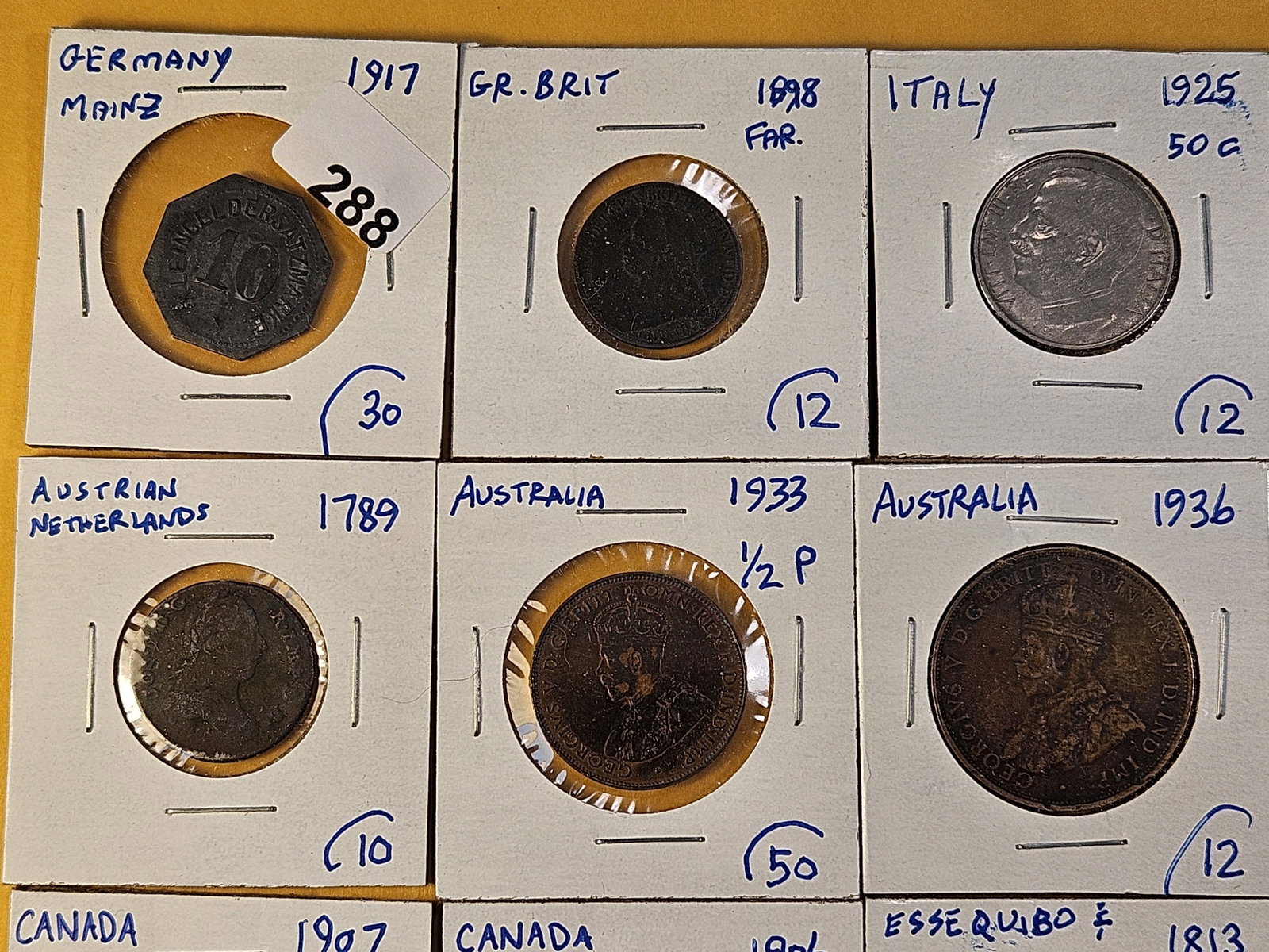 Seventeen Mixed Foreign Coins - 2