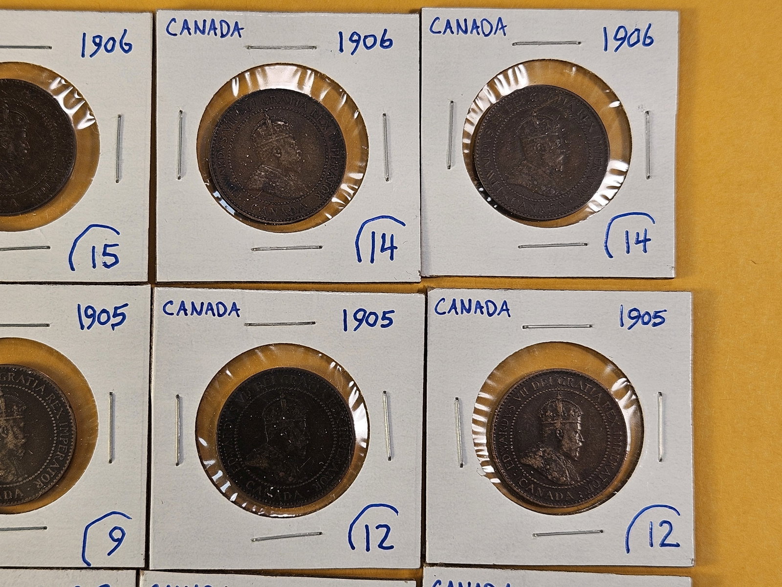 Twenty Canadian Pennies - 3