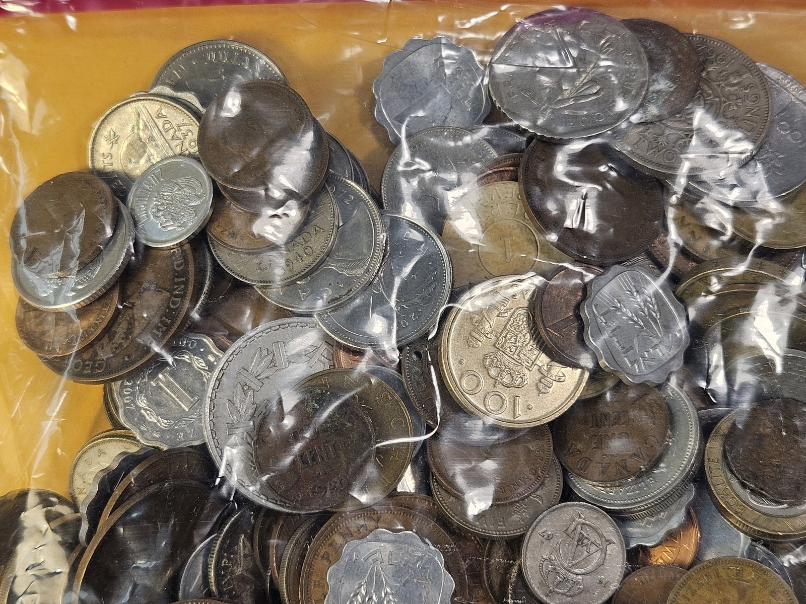 Three Pounds of Mixed World Coins - 2