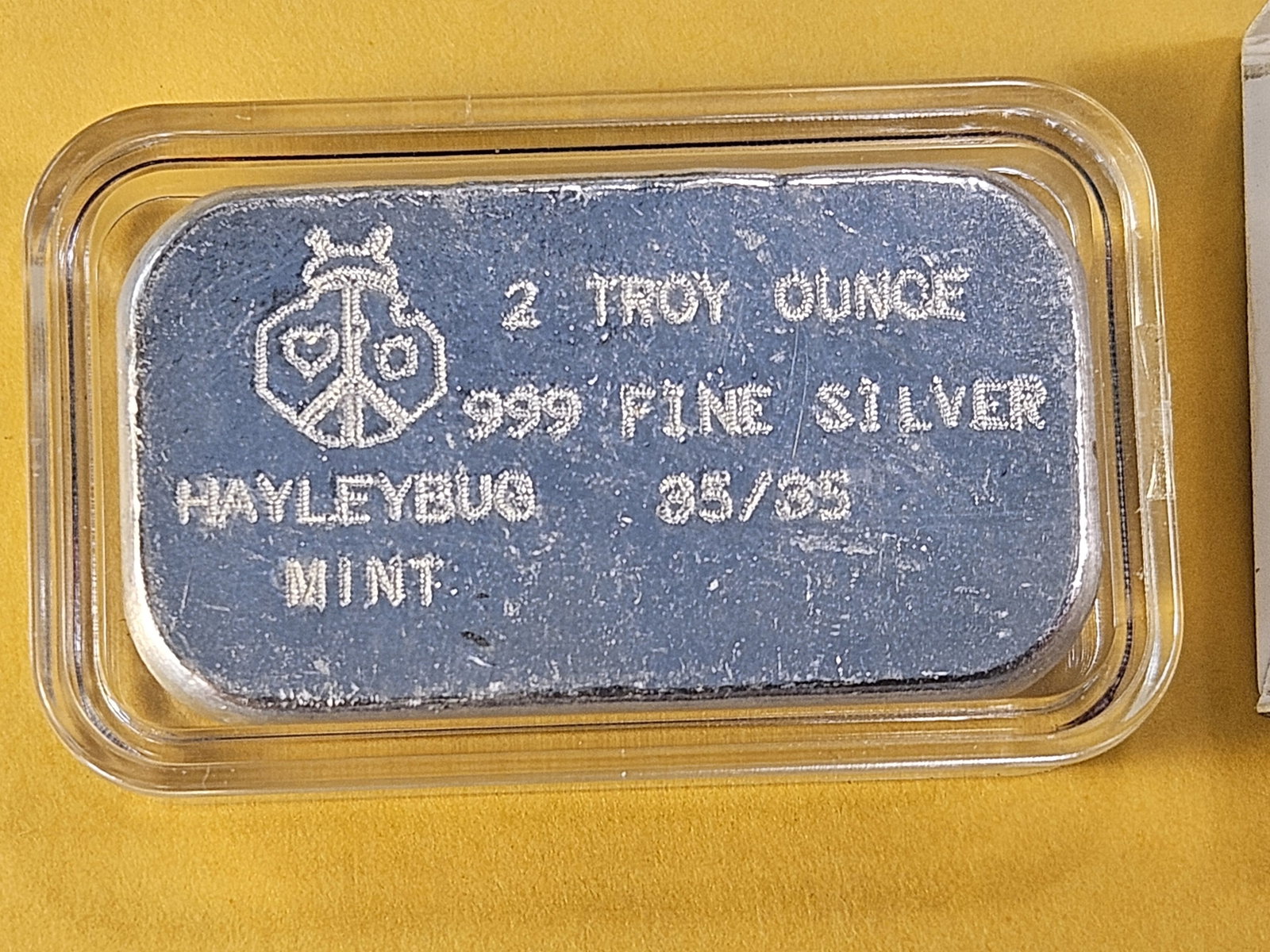 Two Troy Ounce Colorized .999 Fine Silver Art Bar - 4