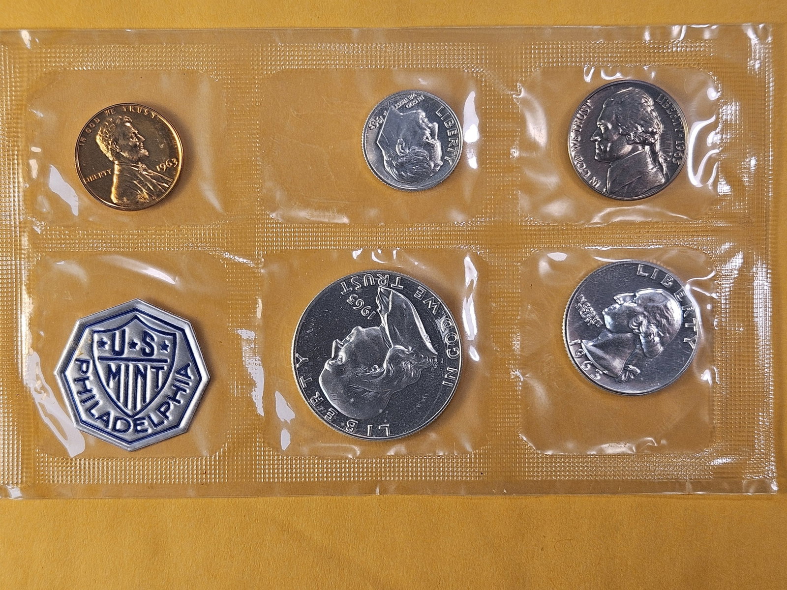 US Mint 1963 Silver Proof Set - 2