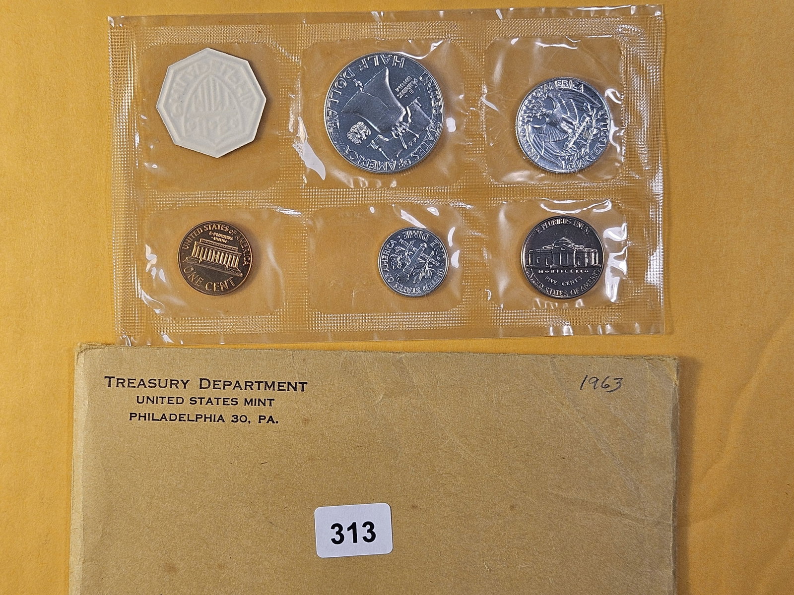 US Mint 1963 Silver Proof Set - 4