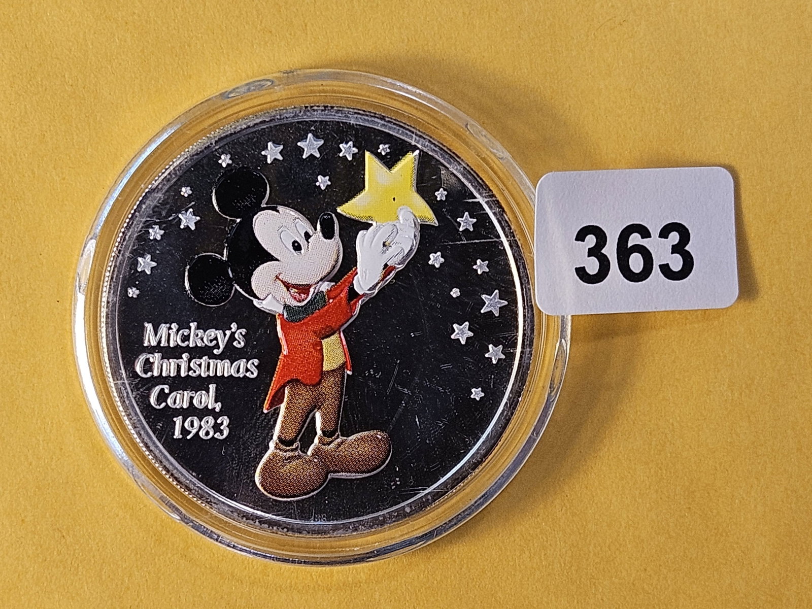 DISNEY! One Troy Ounce .999 Fine Silver Proof Art Round - 2
