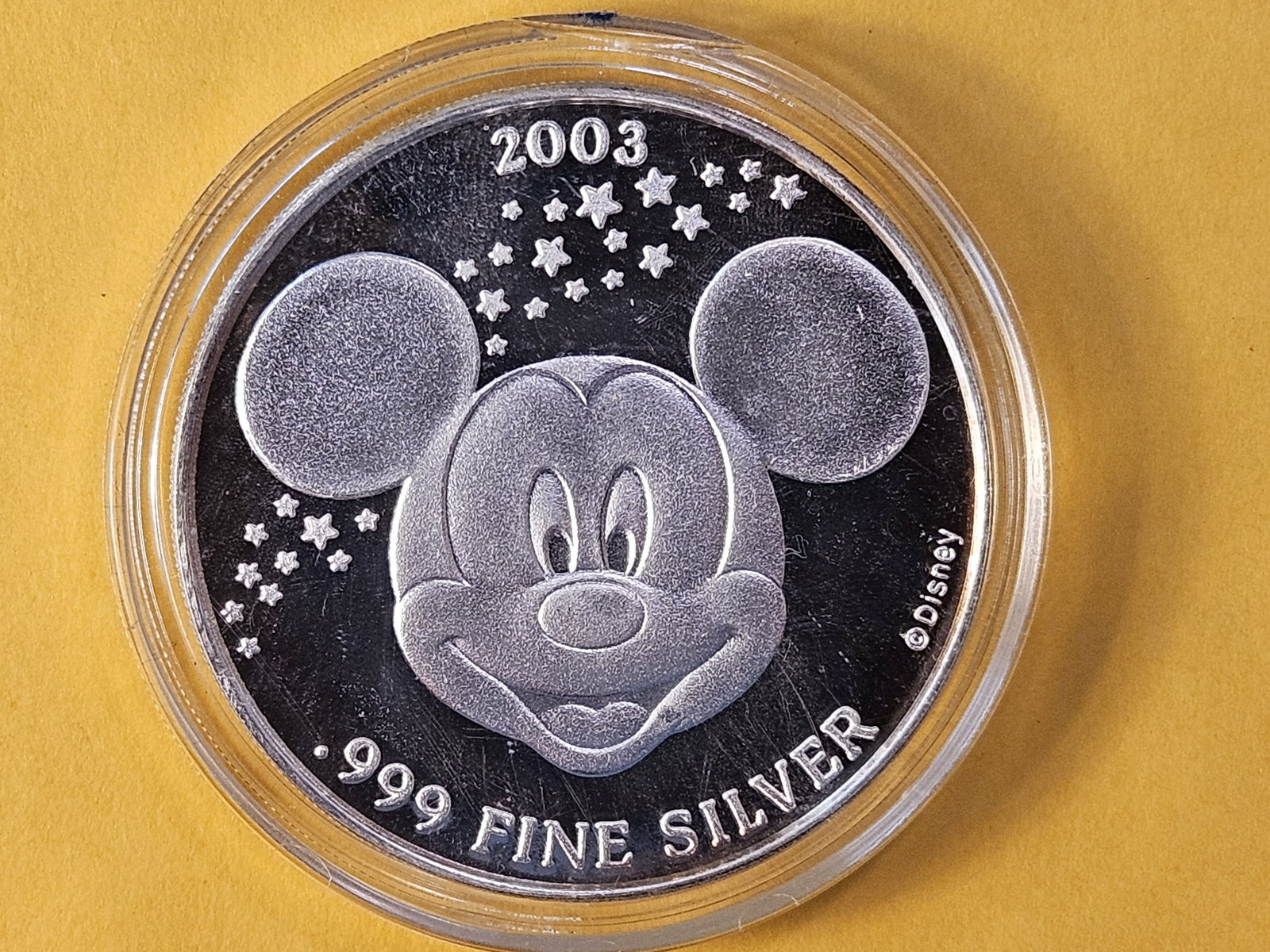 DISNEY! One Troy Ounce .999 Fine Silver Proof Art Round - 3