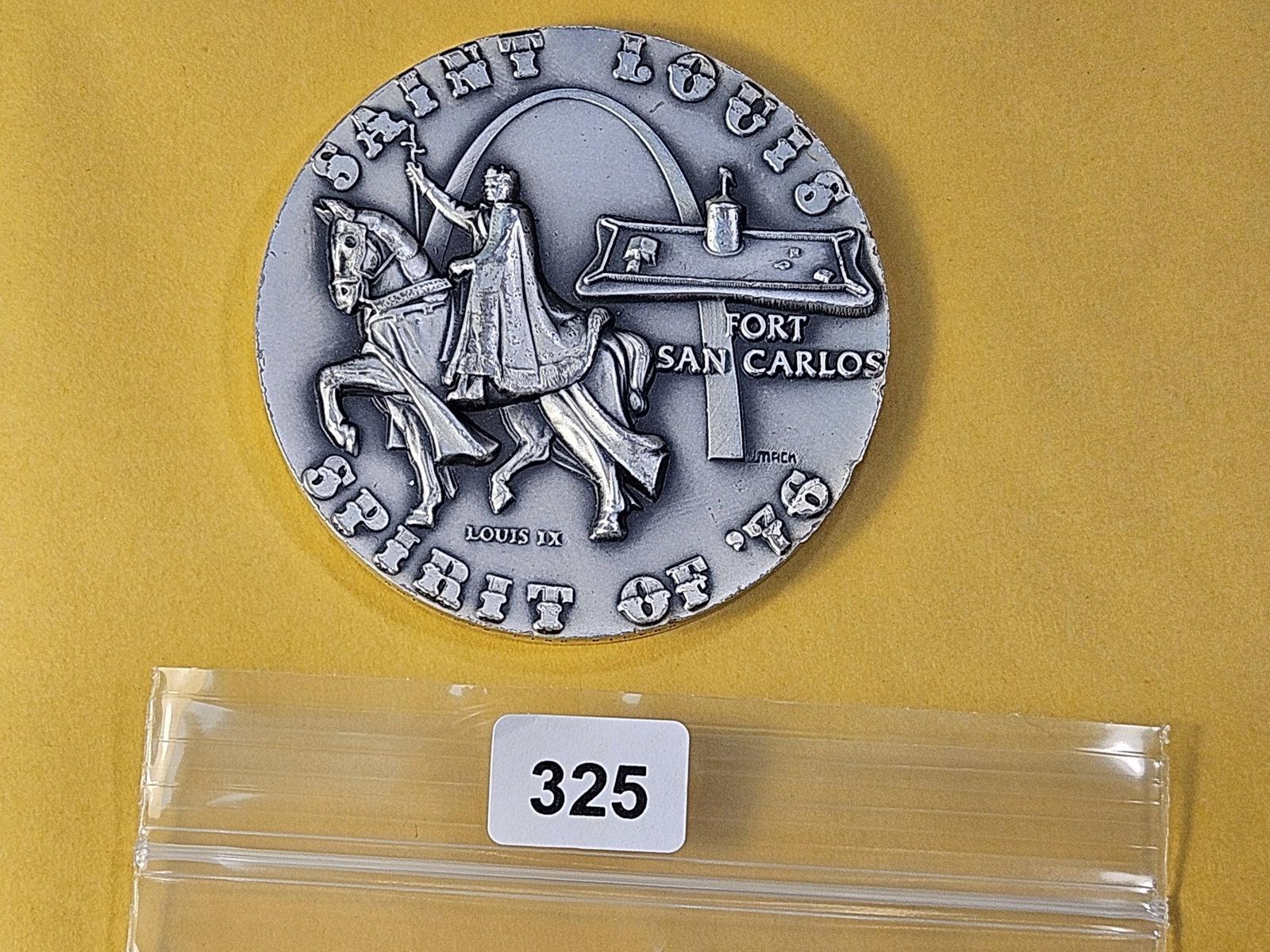 1976 Saint Louis .999 Fine Silver Medal - 2