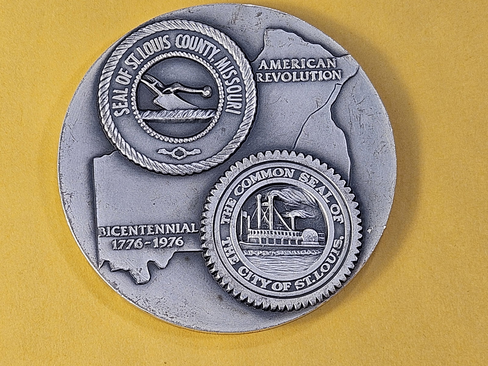 1976 Saint Louis .999 Fine Silver Medal - 4