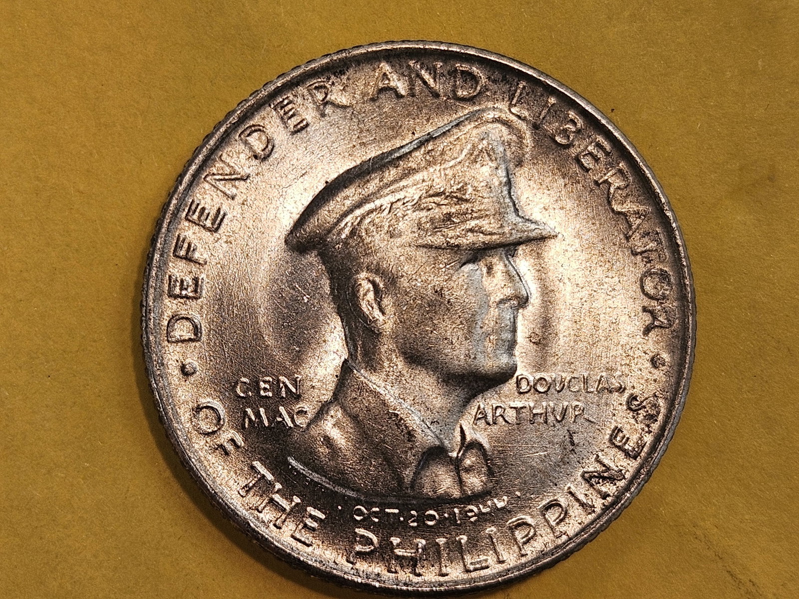 Choice Brilliant Uncirculated 1947-S Philippines 50 centavo: KM 184