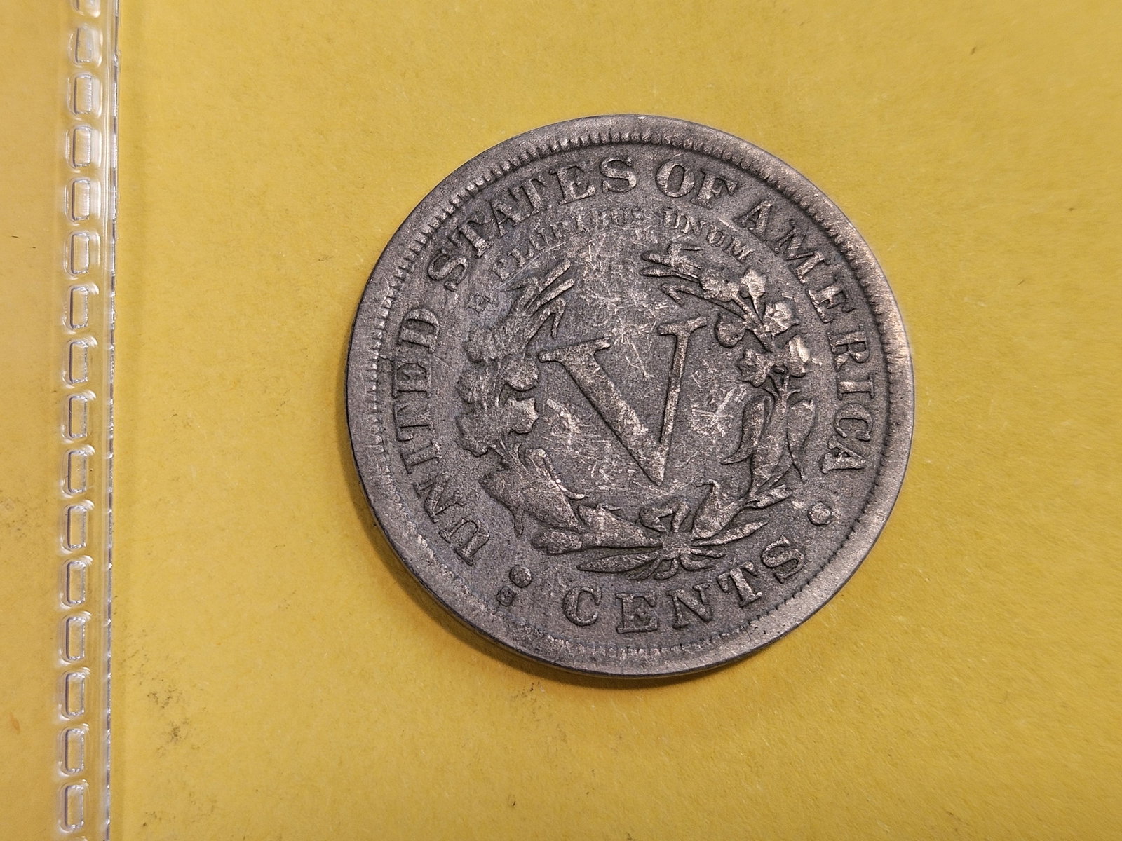 Semi-Key 1912-S Liberty "V" Nickel - 3