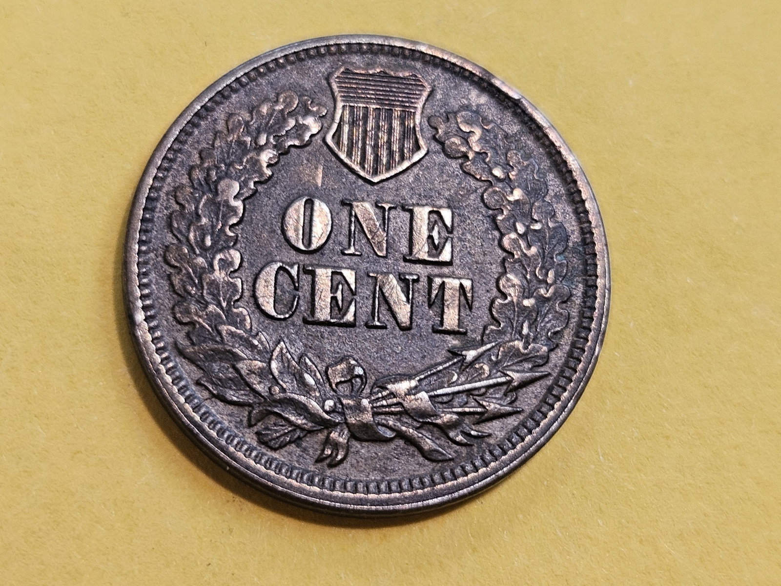 Nicer 1864 Bronze Indian cent in Extra Fine plus - 5