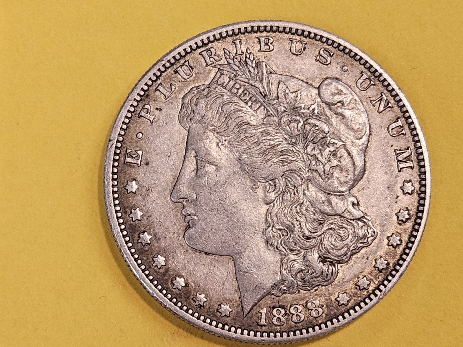 Better date 1888-S Morgan Dollar in Extra Fine plus: Nice looking coin!
