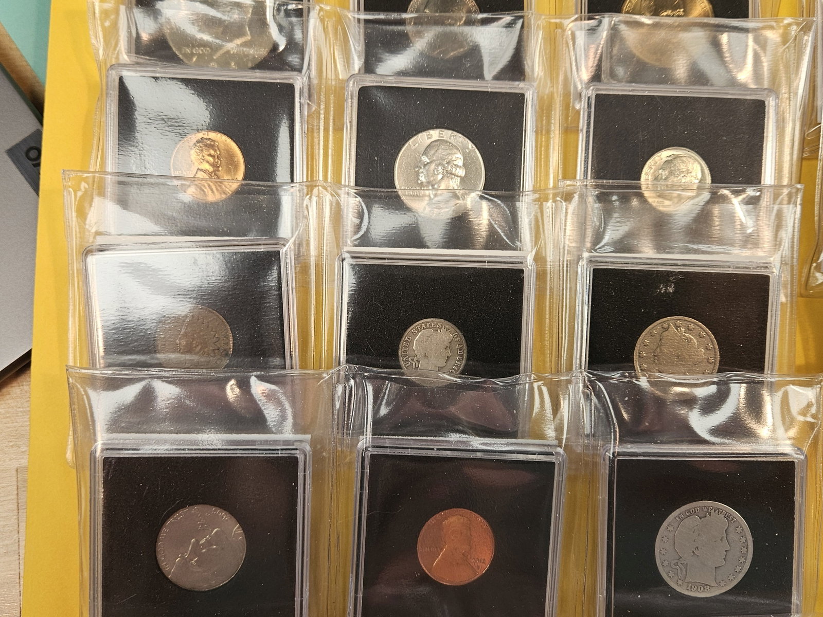 Ten cool 3-coin sets of encapsulated US coins - 3