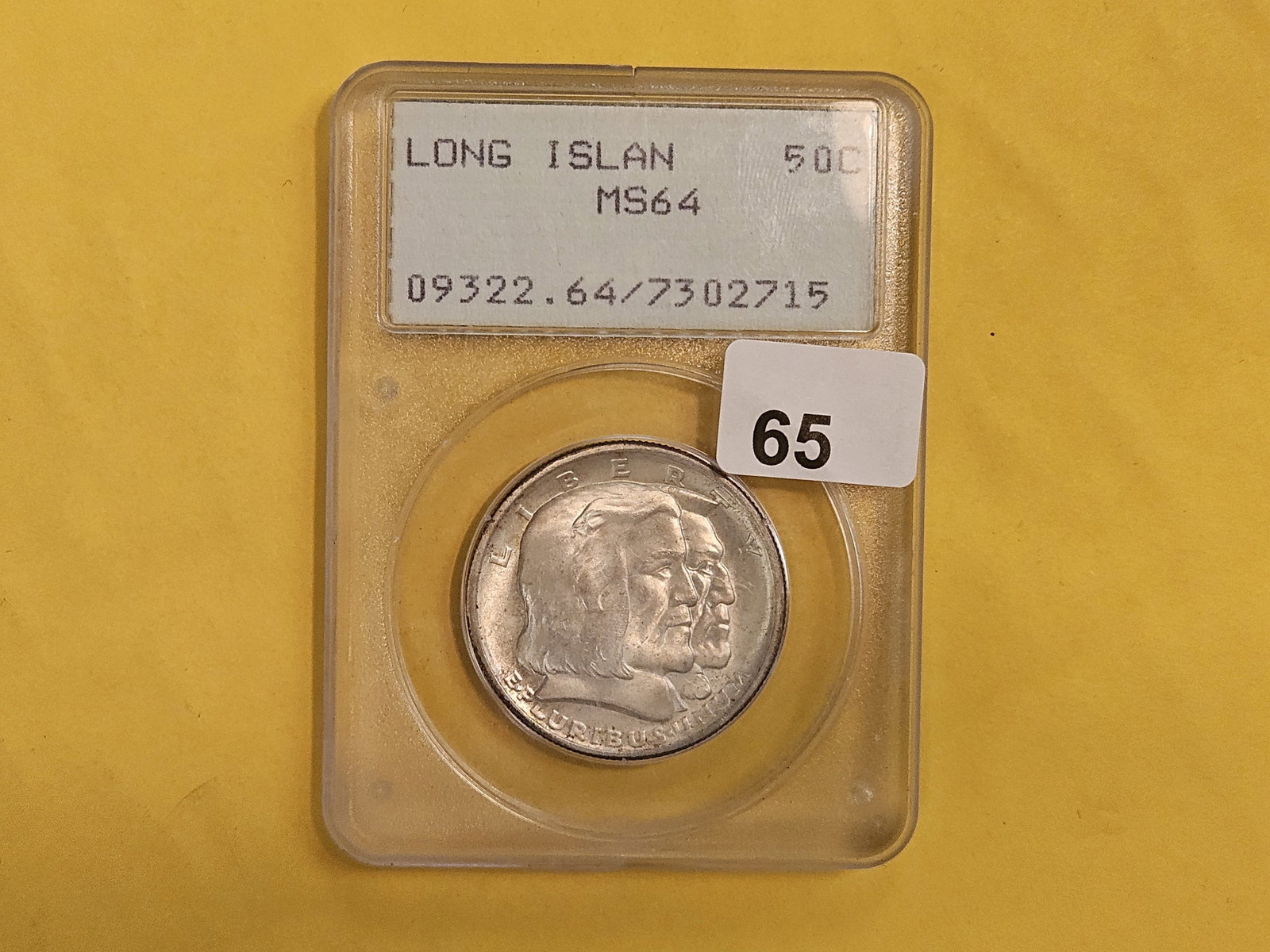 PCGS OGH 1936 Commemmorative silver Half Dollar in Mint State 64 - 2