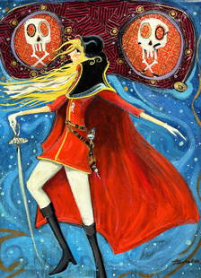 Max Pedreira - Queen Emeraldas: Pedreira, Max Queen Emeraldas Original Art Mixed media on canvas with an image area of 31.5x23.6 in Signed by the artist This excellent painting of Queen Emeraldas was created by Max Pedreira as a tri