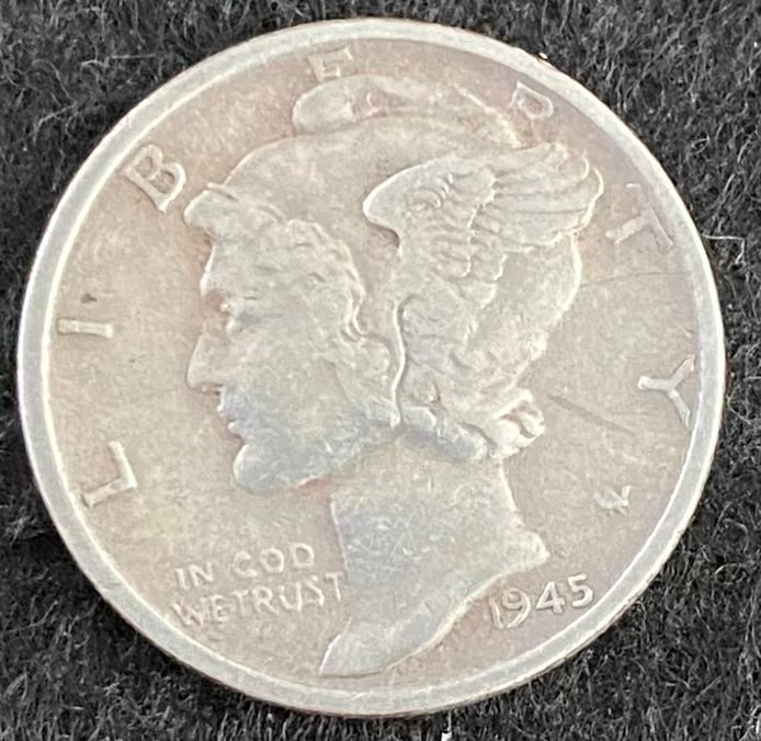 1945-S Mercury Dime: 1945-S Mercury Dime