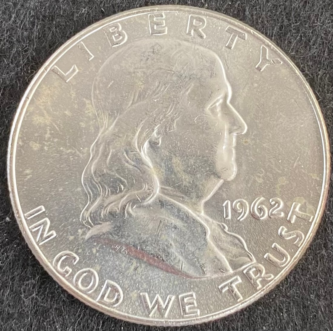 1962-D Franklin Silver Half Dollar FBL: 1962-D Franklin Silver Half Dollar FBL