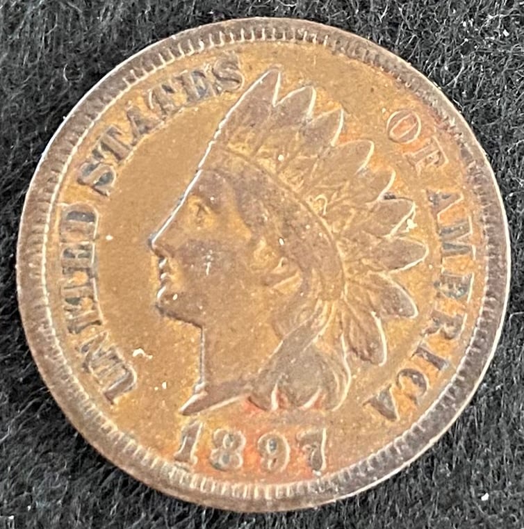 1897 Indian Head Penny (1 of 2)