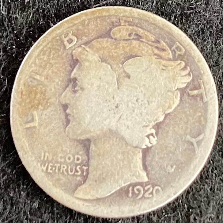 1920 Mercury Dime (1 of 2)