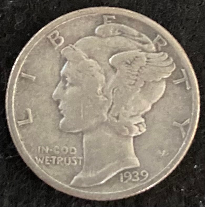1939 Mercury Dime (1 of 2)