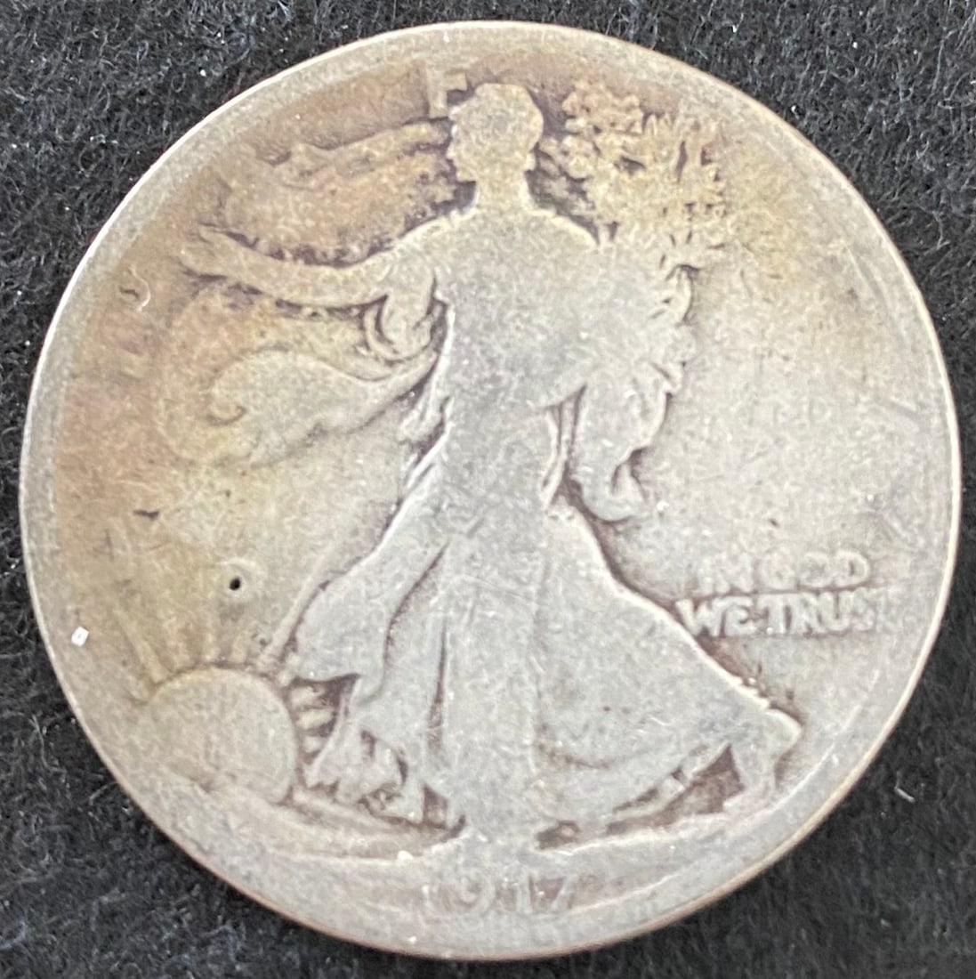 1917-S Reverse Walking Liberty Half Dollar (1 of 2)