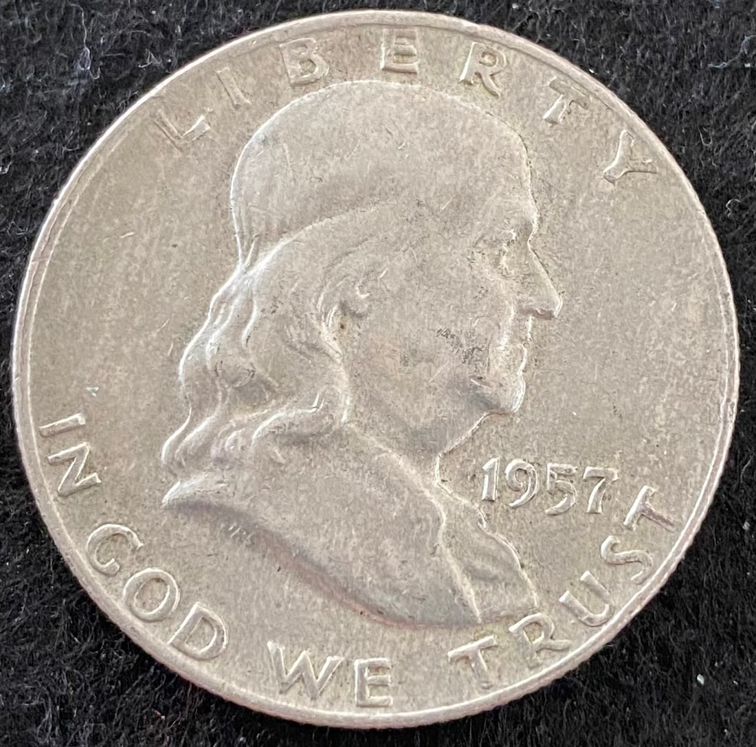 1957-D Franklin Half Dollar: 1957-D Franklin Half Dollar