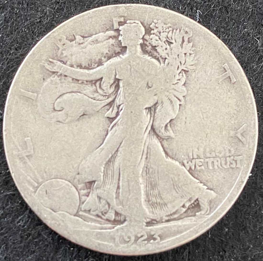 1923-S Walking Liberty Half Dollar (1 of 2)