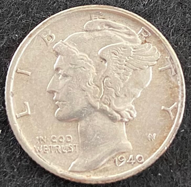 1940-D Mercury Dime: 1940-D Mercury Dime