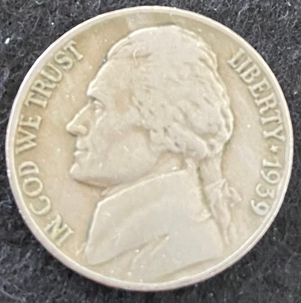 1939-D Jefferson Nickle Rev. 1938 Key Date: 1939-D Jefferson Nickle Rev. 1938 Key Date