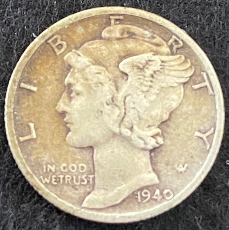 1940-D Mercury Dime: 1940-D Mercury Dime