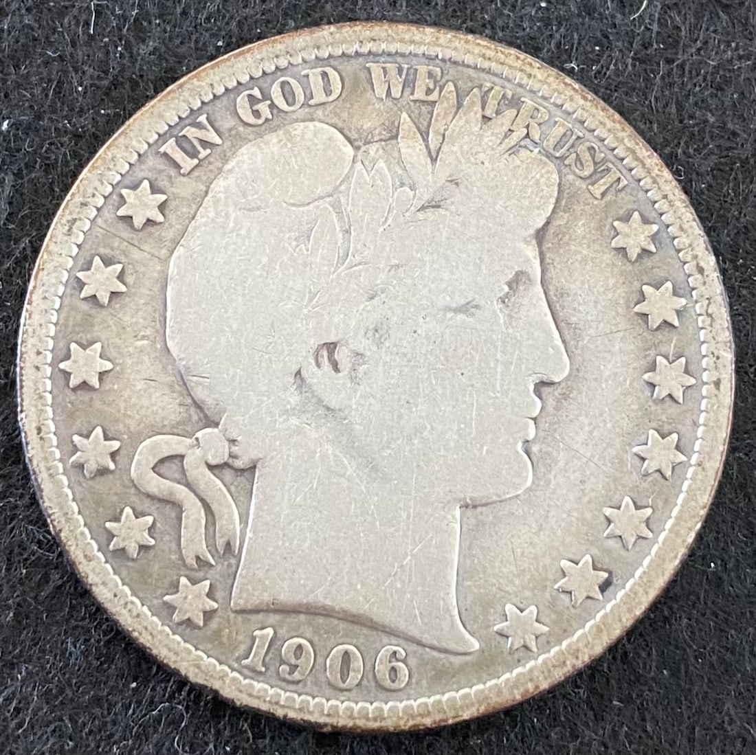 1906-O Barber Half Dollar (1 of 2)