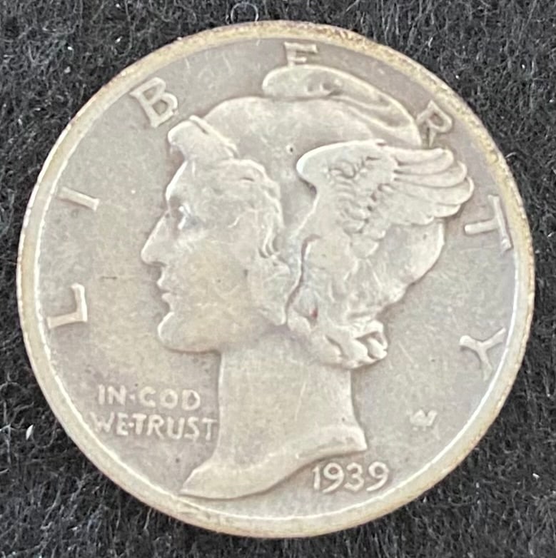 1939-D Mercury Dime: 1939-D Mercury Dime