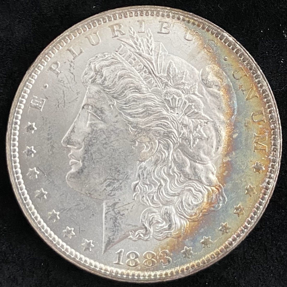 1883 CC- Morgan Silver Dollar Cresent Tone (1 of 2)