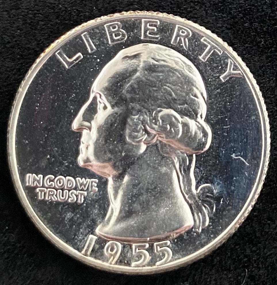 1955 Washington Silver Quarter PROOF (1 of 2)